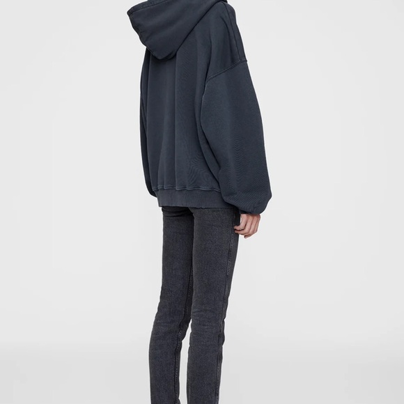 Anine Bing Harvey Sweatshirt with Hoodie (VARIOUS SIZES AVAILABLE) - Picture 2 of 7